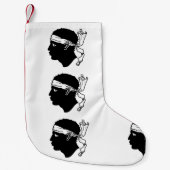 Weihnachts-Strümpfe mit der Flagge Korsikas Kleiner Weihnachtsstrumpf (Vorderseite)