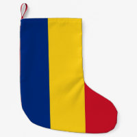 Weihnachts-Strümpfe mit der Flagge Rumäniens