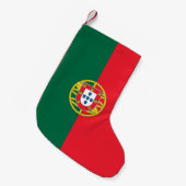 Weihnachts-Strümpfe mit der portugiesischen Flagge Kleiner Weihnachtsstrumpf (Vorderansicht (hängend))