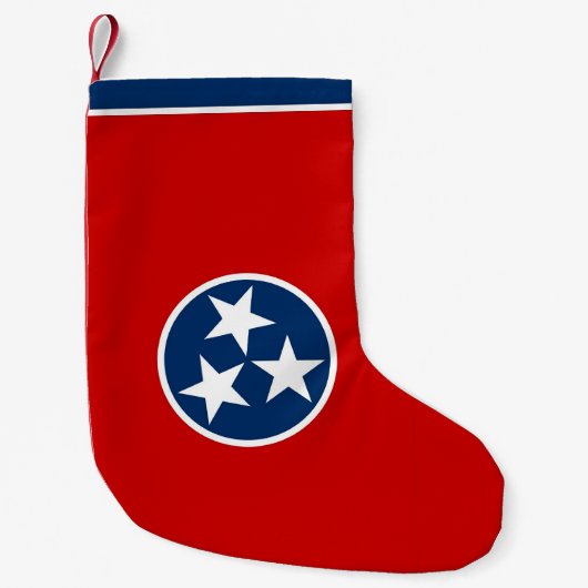 Weihnachts-Strümpfe mit Fahne in Tennessee Kleiner Weihnachtsstrumpf (Vorderseite)