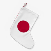 Weihnachts-Strümpfe mit japanischer Flagge Kleiner Weihnachtsstrumpf (Vorderansicht (hängend))