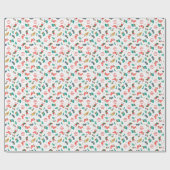 Weihnachts-Strümpfe Personalisiert Urlaub Geschenkpapier (Flach)