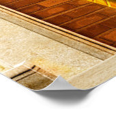 Weihnachts-Strümpfe und Feuerplakate Poster (Ecke)