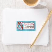 Weihnachts-Strümpfe Weihnachtskarten-Adressetikett Adressaufkleber (Insitu)