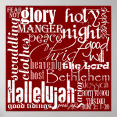 Weihnachts-Subway-Art Poster (Vorne)