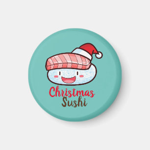Weihnachts-Sushi-Magnet Magnet