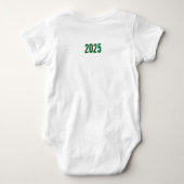 Weihnachts-Süsse Baby Bodysuit Festlicher Regenbog Baby Strampler (Rückseite)