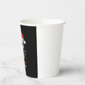 Weihnachts-Süsse Katzen Weihnachtsfeiertag T - Shi Pappbecher (Links)