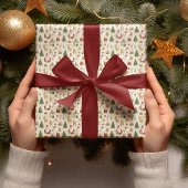 Weihnachts süßes Muster | Festliche Geschenkpapier