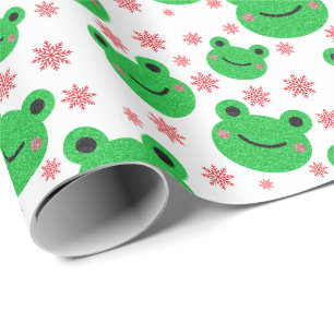 Weihnachts Süßes Tier Geschenkpapier