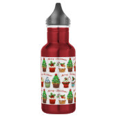 Weihnachts-Süßigkeiten Edelstahlflasche (Links)