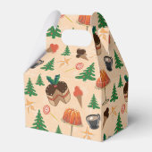 Weihnachts-Süßigkeiten Geschenkschachtel (Rückseite)