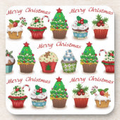 Weihnachts-Süßigkeiten Getränkeuntersetzer (Vorderseite)