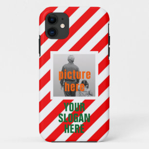 WEIHNACHTS-SÜßIGKEITEN INDIVIDUELL ROT WEIß PERSON Case-Mate iPhone HÜLLE