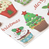 Weihnachts-Süßigkeiten Kurzer Tischläufer (Ecke)