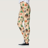 Weihnachts-Süßigkeiten Leggings (Links)