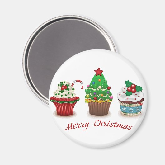 Weihnachts-Süßigkeiten Magnet (Vorderseite/Rückseite)