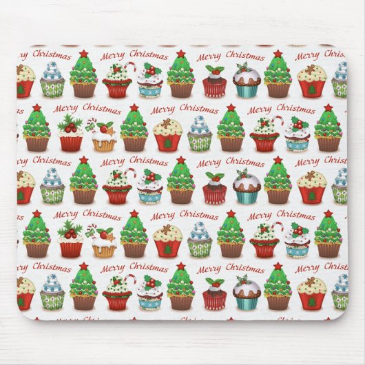 Weihnachts-Süßigkeiten Mousepad (Vorne)