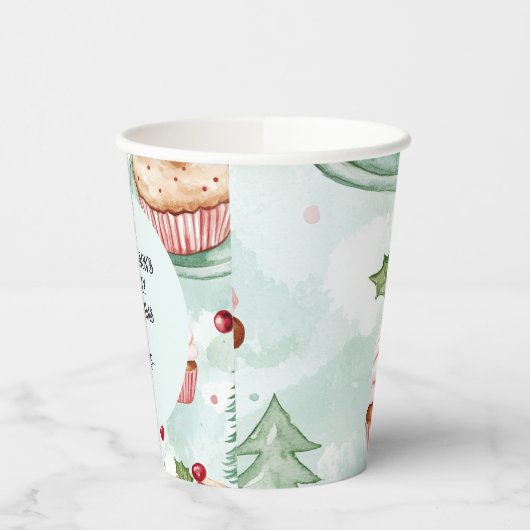 Weihnachts-Süßigkeiten Pappbecher (Links)