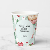Weihnachts-Süßigkeiten Pappbecher (Vorderseite)