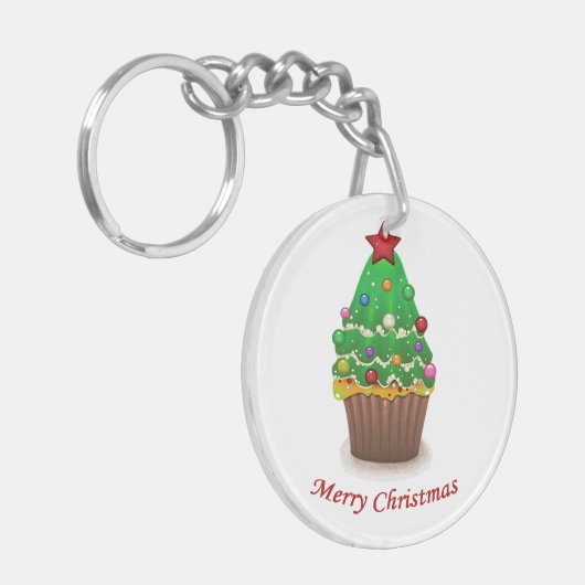 Weihnachts-Süßigkeiten Schlüsselanhänger (Vorderseite links)