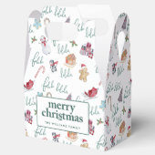 Weihnachts-Süßigkeiten und Snowmen Geschenkschachtel (Geöffnet)