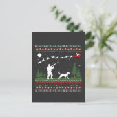 Weihnachts-Sweater Jagdsaison Weihnachten (Stehend Vorderseite)