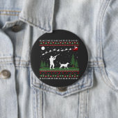 Weihnachts-Sweater Jagdsaison Weihnachten Button (Beispiel)