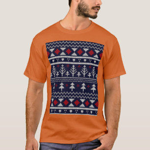 Weihnachts-Sweater-Muster Easy Baby Knitter-Muster T-Shirt