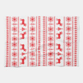 Weihnachts-Sweater-Muster Handtuch (Horizontal)