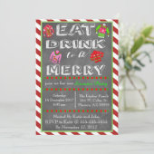 Weihnachts-Sweater-Party Einladung (Stehend Vorderseite)