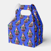 Weihnachts-Sweater-Pinguin Geschenkschachtel (Rückseite)