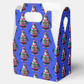 Weihnachts-Sweater-Pinguin Geschenkschachtel (Geöffnet)