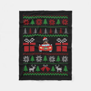Weihnachts-Sweater Rottweiler Weihnachten mit Weih Fleecedecke