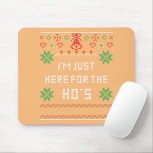 Weihnachts-Sweater Weihnachten Ich bin nur für die Mousepad
