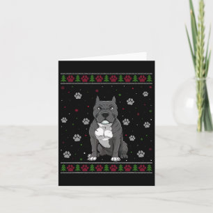 Weihnachts-Sweater Xmas Haustier-Hund Liebe Karte