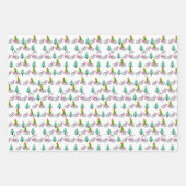 Weihnachts-Sweaters Sheets Wrapping Paper Fahrrad Geschenkpapier Set (Vorderseite 3)