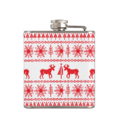 Weihnachts-Sweatflasche Flachmann (Rückseite)