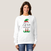 Weihnachts Sweatshirt Ladys - Elf tastic! (Vorne ganz)