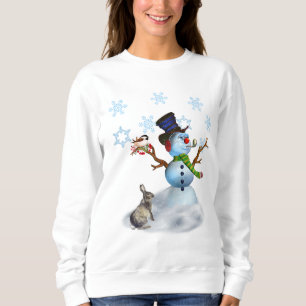 Weihnachts-Sweatshirt mit Snowman Sweatshirt