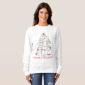 Weihnachts-Sweatshirt Sweatshirt (Vorne ganz)