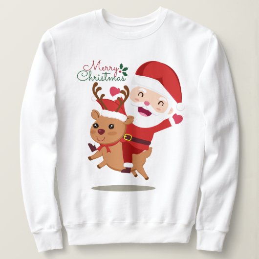 Weihnachts-Sweatshirt Sweatshirt (Design vorne)