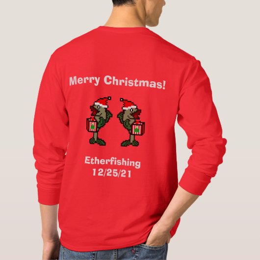 Weihnachts-Sweatshirt T-Shirt (Rückseite)