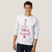Weihnachts-Sweatshirt, Ya drethy Animal, Sweater Sweatshirt (Vorne ganz)