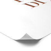 Weihnachts-Sweet-Breads Poster (Ecke)