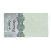 Weihnachts-Swirt-Adressetiketten - (Vorne)