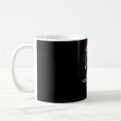 Weihnachts T-rex Dinosaur | Dinosaurier-Design Kaffeetasse (Links)