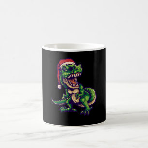Weihnachts-T-Rex-Dinosaurier Dinosaurier-Design Kaffeetasse