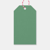 Weihnachts-T-Rex Geschenkanhänger (Rückseite)