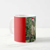 Weihnachts T-Rex Kaffeetasse (Vorderseite Links)